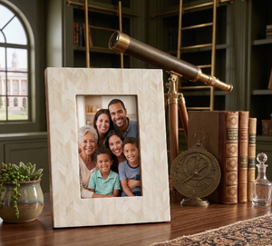 4x6 Picture <b>Frame</b> Glass and Rustic Brown Wooden <b>Frame</b> <b>Frame</b> for <b>Wall</b> or Tabletop Display portrait or landscape <b>Wall</b> mount - Product Image 2