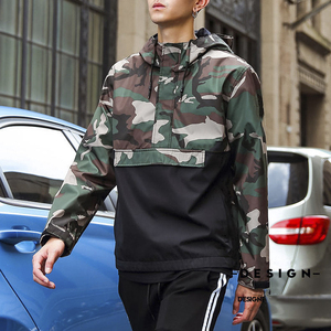 Veste softshell à capuche camouflage pour homme, résistante à l'eau et au vent, manches longues, pour la randonnée et les activités de plein air, coupe classique, taille normale - Product Image 3