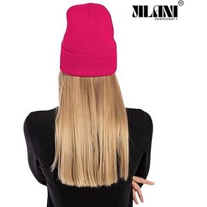 Jilani Handicraft Rose Pink <b>Beanies</b> for Women - Product Image 2
