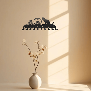 CIFbuy Appendiabiti e Portachiavi da Parete Multifunzione in Metallo TikTok per Servizio Ritiro Temu e Organizzatore per Posta e Chiavi - Product Image 3