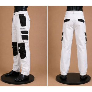 Pantalones Cargo Casuales y Elegantes para Hombre, Cómodos, Transpirables, de Lona, para Usar Todo el Día, Pantalones Deportivos 100% Algodón, Cintura Recta - Product Image 2
