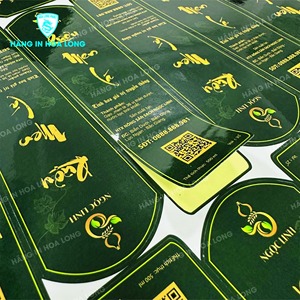 สติกเกอร์ซีลกระดาษกลมแบบมันเงา ออกแบบตามสั่ง ขายส่ง สำหรับบรรจุภัณฑ์อาหาร  ผู้ผลิตจากเวียดนาม - Product Image 3