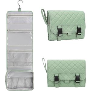 Bolsa de Aseo de Viaje Impermeable Relavel, Grande, para Hombre y Mujer, Organizador de Maquillaje con Función para Colgar, para Afeitar y Lavarse - Product Image 1