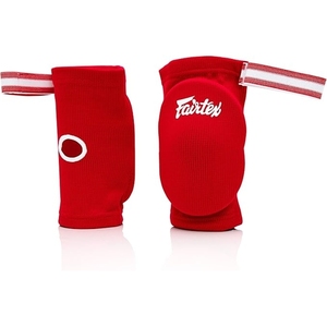 Red Elbow <b>pads</b> Support Sleeve Breathable Spandex Polyester Hook Loop Closure Fitness Exercise Protection - Product Image 2