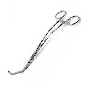Pinzas tangenciales atraumáticas de 9 pulgadas, instrumento quirúrgico de acero inoxidable de buena calidad, reutilizables y autoclavables. - Product Image 3
