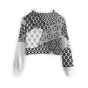 เสื้อฮู้ดโอเวอร์ไซส์สำหรับผู้หญิงเสื้อสเวตเตอร์พิมพ์ลายมีไซส์ออกแบบโลโก้ได้ตามต้องการสำหรับฤดูหนาว - Product Image 2