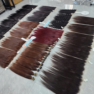 ขายส่งผมแท้เวียดนาม 100% เกรด Remy แบบตรงธรรมชาติ พร้อมเชือกผูกผมด้านหน้า สำหรับผู้หญิงผิวสี - Product Image 4
