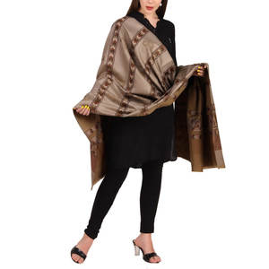 Chales de Lana de Alta Calidad para Mujer, Diseño Largo y Sólido, Moda Invierno 2026, Chales de Cachemira con Logotipo Personalizado para Damas - Product Image 3