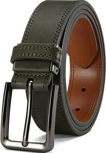 Cinturón de Cuero con Hebilla de Acero de Estilo Moderno para Hombre, Cinturón de Cuero Duradero y Ligero a Bajo Precio, Cinturón de Cuero Extra Grande para Hombre - Product Image 4