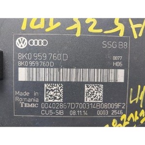 A5 8F7, 8T3, 8TA 2011-2017 โมดูลควบคุมหน่วยความจำ ใช้ OEM 8K0959760D - Product Image 4