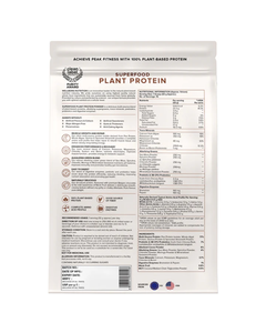 Premium Plant Protein 20–25g Protein Powder with BCAA, <b>EAA</b> & Probiotics Vegan Belgian Dark Chocolate Flavor - Product Image 2