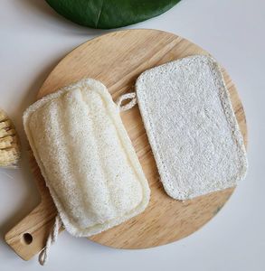 Éponge rectangulaire naturelle pour le nettoyage de la vaisselle, tampons en luffa biodégradables pour la cuisine - Product Image 1