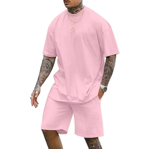 OEM/ODM Oversized T shirt and Shorts Set 2 Piece Street Wear for Men Custom Logo High Quality 100% Cotton - Product Image 5