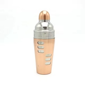 Juego de Coctelera de Cobre, Moderno, Redondo, de Metal, Utensilios de Bar Duraderos de Acero Inoxidable - Product Image 1