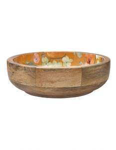 Cuenco grande de madera natural pulida, cuenco único de madera para servir, uso doméstico y hotelero, cuenco hecho a mano. - Product Image 3