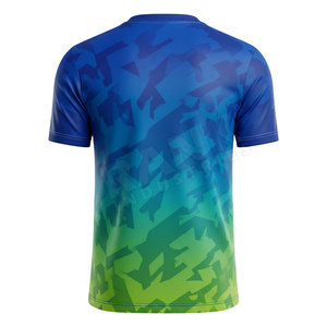 เสื้อฟุตบอลผ้าเจอร์ซี่น้ำหนักเบาใส่สบายเสื้อกีฬาดีไซน์ยอดนิยม - Product Image 2