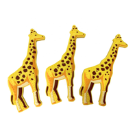 Jouet de dentition pour bébé en silicone en forme de girafe, flexible, pour 0-24 mois