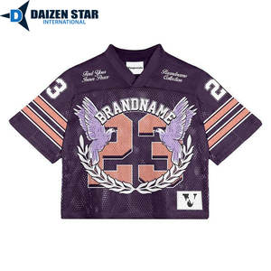 Camiseta de Fútbol Unisex de Malla con Nombre de Equipo Personalizado, 100% Poliéster, Transpirable y de Secado Rápido, Mangas Cortas para Todas las Temporadas - Product Image 5