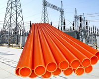 Tuyau de protection rigide XINGCHUAN PP MPP pour câbles haute tension, rond, orange, de 40 mm à 630 mm, norme DL/T 802.8-2014