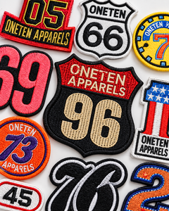 Custom Embroidered Patches <b>Iron</b> <b>on</b> Fabric Cloth Badges Number <b>Letter</b> Logo Patch for Clothing Hats Bags - Product Image 6