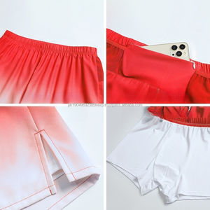 Pantalones cortos deportivos de moda 2 en 1 Material de secado rápido Logotipo personalizado Activewear Pantalones cortos para correr - Product Image 6