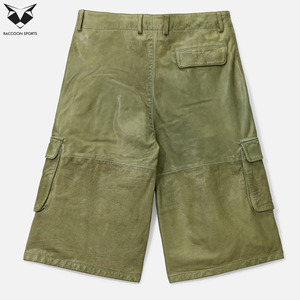 Servicio OEM ODM, Logotipo Personalizado, Impresión, Transpirable, Ligero, Duradero, Buen Proveedor, Diseño Único, Ropa Exterior para Adultos, Pantalones Cortos de Cuero - Product Image 2