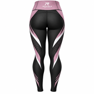 Leggings de sport pour femmes, dernière conception, durables, sublimation, taille haute, longueur intégrale, style sport, Spandex/Polyester, vente en gros, faible MOQ - Product Image 2