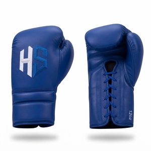 Boxing Training Gloves Competition laced up Boxing Wrist Support Fight Gloves Sandbag <b>Pro</b> Fight <b>Fitness</b> Punching Gloves - Product Image 2