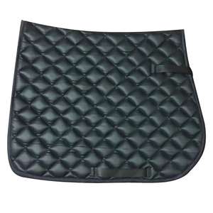 Tapis de selle de dressage en coton doux de haute qualité avec sangle de maintien, doublure en maille personnalisée pour la compétition d'équitation western - Product Image 1