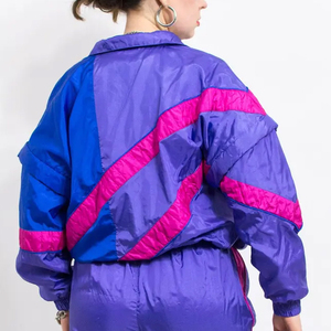 Women's High Quality Nylon/Polyester Windbreaker <b>Tracksuit</b> / Spring Lightweight <b>Waterproof</b> Zip Jacket Baggy Streetwear Printed - Product Image 4