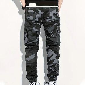 Pantalones Cargo de Algodón para Hombre con Estampado de Camuflaje Personalizado, Estilo Táctico Urbano, Multibolsillos, Ropa de Trabajo Informal - Product Image 4