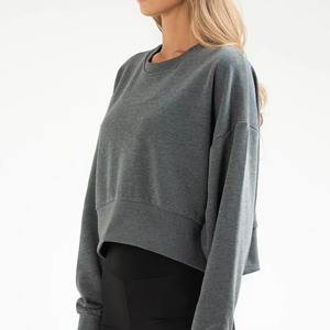 Sudadera Corta Personalizada para Mujer, Sudadera Moderna con Capucha para Fitness y Ropa Urbana, Tops Deportivos Ajustados para Mujer - Product Image 2