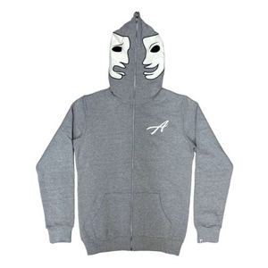 เสื้อฮู้ดมีซิปหนา รุ่น 2026 Mask Hoodie Heavyweight Zipper Asali Hoodie Laugh Now Cry Later ซิปเต็มตัว ผ้าฝ้าย 100% เสื้อฮู้ดสำหรับฤดูหนาว Asali Hoodie - Product Image 1