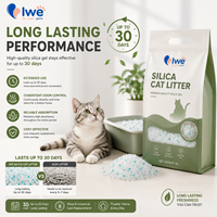 Pasir Silika Wangi Buah untuk Kucing, Penghilang Bau yang Baik, Layanan OEM untuk Distributor Hewan Peliharaan Global