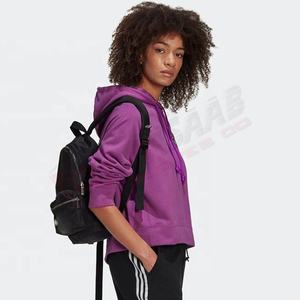 Over-Sized Hoodie Women Cotton Pullover Crushed <b>Long</b> <b>Sleeve</b> Crop <b>Top</b> Gym Sweatshirt Winter Sports Made By Pakistan - Product Image 5