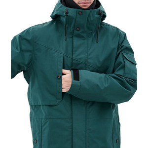 Heavy Duty Mens Ski Jacket <b>Waterproof</b> Thermal <b>Padded</b> Snowboard Jacket Wind Resistant Breathable Hood Outdoor Winter Sportswear - Product Image 4