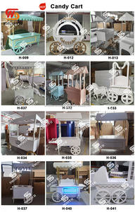 SMOOTH New Arrival Purple Candy <b>Cart</b> Party Events Decoration <b>Sweet</b> Candy Dessert PVC <b>Cart</b> Supplies - Product Image 3