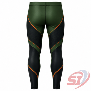 Leggings de Compresión para Hombre, Diseño Personalizado con Estampado Vectorial, para Gimnasio, Running y Entrenamiento, Secado Rápido, Transpirables, OEM, Venta al Por Mayor, Forest Ember - Product Image 2