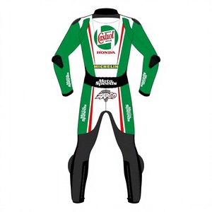 Combinaison de moto Johann Zarco MotoCP Racing Suit Zonda en cuir de vachette/crocodile pour piste/moto, combinaison de motard en cuir, niveau 2 CE Pro - Product Image 2