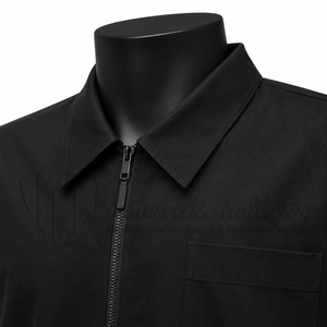 Camisa Casual Personalizada para Hombre, 100% Algodón Orgánico, Manga Corta, Cierre Completo, Ecológica, Transpirable, Fabricante de Marca Privada OEM - Product Image 6