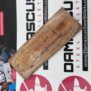 Natural Teak Wood Dollar <b>Sheet</b> Knife Handle Scales Pair Brown Grain <b>Laminated</b> Wood Resin Blanks 5 Inch Custom Knife Making - Product Image 6