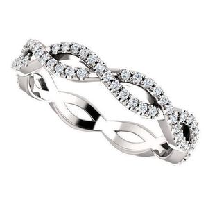 Anillo de Compromiso y Boda con Moissanita Tallada en Plata de Ley 925, Chapado en Oro de Lujo, Apilable, Regalo de Aniversario para Ella - Product Image 1