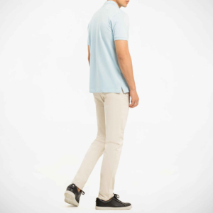 เสื้อเชิ้ตผู้ชาย ผ้าโพลีเอสเตอร์ 100% ถักทอ ป้องกันรอยยับ แห้งเร็ว มีกระเป๋า แขนสั้น สีพื้น เรียบหรู ทรงพอดีตัว - Product Image 6