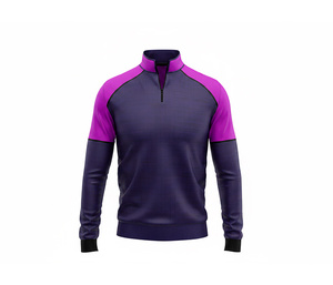 Modern Sublimation Quarter Zip Design <b>Jacket</b> Manufacturer <b>Men</b> Women Youth Sportswear Quick Dry Team <b>Pullover</b> - Product Image 2