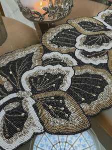 Handmade Beaded <b>Table</b> RunnerElegant Dining Decor (13x36 inches) - Product Image 3