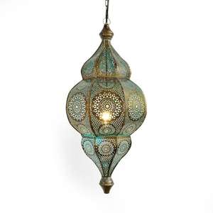 Farol Marroquí de Lujo para Decoración del Hogar en Ramadán y Eid, Lámpara Colgante con Diseño Personalizado - Product Image 6