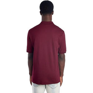 Achetez les polos pour hommes les plus vendus, 100% coton, style décontracté avec col côtelé et manches courtes, tissu jersey respirant. - Product Image 6