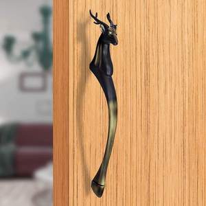 <b>Brass</b> Kitchen Cabinet Door Handle Modern <b>Brass</b> Kitchen Bathroom Door Horse Design Decorative for Selling - Product Image 4
