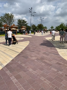 Chất lượng cao đá tự nhiên đá cuội mix grey Red màu porphyry Cobble đá lát giá cho ngoài trời - Product Image 3