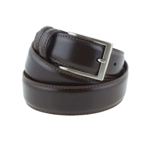 Ý thủ công Thắt lưng da chính hãng chất lượng cao thanh lịch cổ điển nâu 3.5 cm chiều rộng phong cách giản dị người đàn ông vành đai 6pcs mỗi hộp - Product Image 1